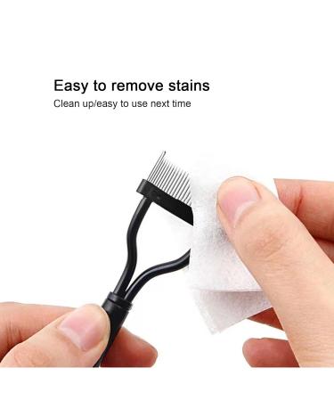 Dinchaakuarry Eyelash Cow Eyelash and Mascara Removal Tool Precise Mascara Applicator and Mask Maker professional eyelash separator for eyelashes without groups and makeup Black - Buy Online on GoSupps.com