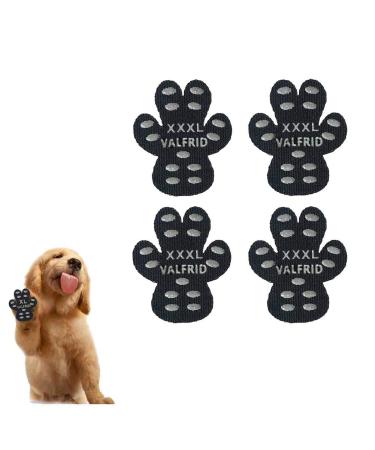 Valfrid anti-slip Paw protection for dogs 24 pieces self-adhesive silicone gel Consistent non-slip traction dog shoes dog shoes replace xxxl 24 pieces xxxl-7.8*8.6cm (36kg +)