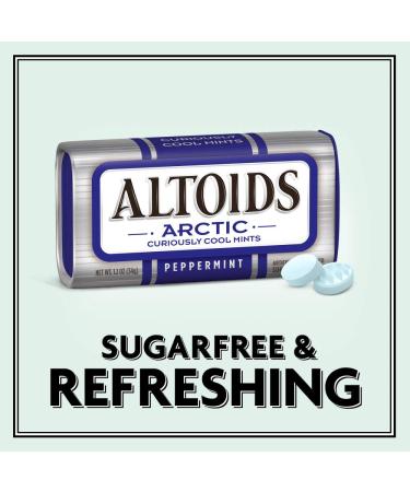 ALTOIDS Arctic Peppermint Mints 1.2oz Tin - Pack of 8 | Refreshing Mint Candy - Buy Online on GoSupps.com