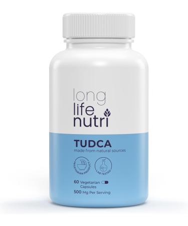 TUDCA 500mg 60 Vegetarian Capsules - Liver Support & Detox Supplement | Made in USA - 30 Day Supply - Buy Online on GoSupps.com