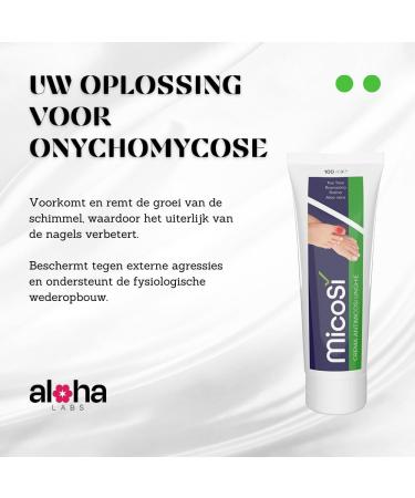 Aloha Labs MicoSI Natural Antifungal Solution for Onychomycosis Removes fungi from the nails prevents yellowing Promotes nail growth and strengthens nails Fast and effective regrowth - Buy Online on GoSupps.com