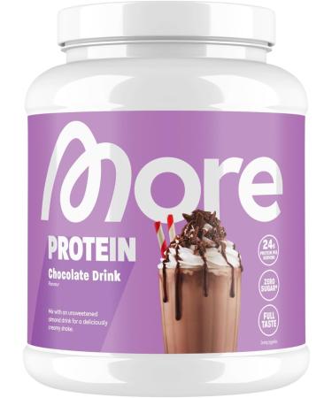 More Protein Drinking Chocolate 600g - Whey & Casein Mix for Muscle Building - Lactase Fortified German Quality - Buy Online on GoSupps.com