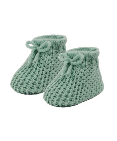 Royal Icon Baby Booties 0-3 Months - Warm and Safe Baby Slippers For Baby Boys Girls - Newborn Booties for Babies Baby Boots Ri401 0 Months Sage Green