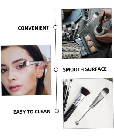 2 Sets of Makeup with Metal Handle Cosmetic Brush Travel Makeup Brush Set Eye Makeup Brush Mix Oblique Eyebrow Brush Powder Brush Travel Painting - Buy Online on GoSupps.com