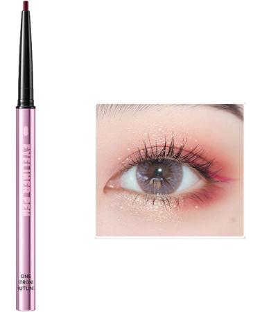 Waterproof Eyeliner Matte Smudgeproof Eyeliner for Women - Long-Lasting Colored Soft Flexible Tip Pencil Eyeliner for Bold Natural Looks Women Men Claret - Buy Online on GoSupps.com