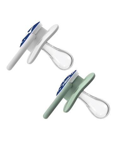 Dr Brown's Advantage Pacifier - Glow in the Dark Blue for 0-6 Months | International Shipping Available - Buy Online on GoSupps.com