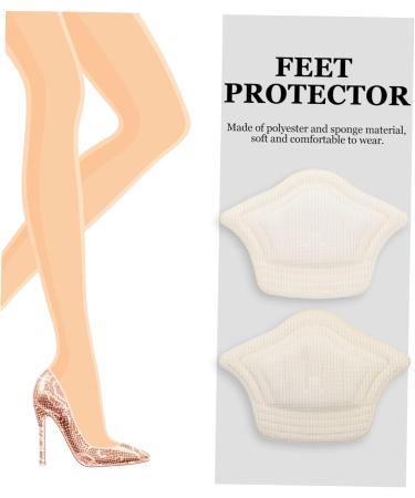 FOMIYES 12 Pairs Cuttable Non-Slip Heel Pads - Abrasion-Proof Insoles for Women - Bunion & Shoe Protector Sponge White - Buy Online on GoSupps.com