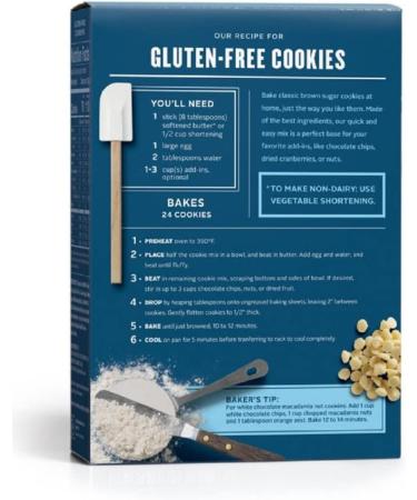 King Arthur Baking Company Gluten Free Cookie Mix Kosher One 16 oz (454 g) Box - Buy Online on GoSupps.com