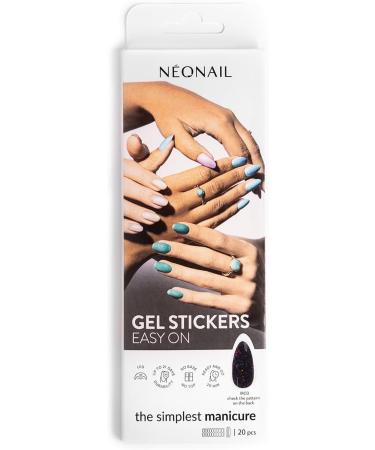 Neonail Gel UV Stickers M03 - 15 Glitter Patterns for Nails & Toes - Easy Stick Nail Polish Stripes & Designs - Buy Online on GoSupps.com