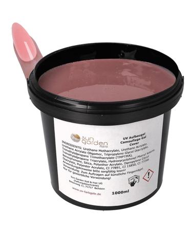 UV Cover Gel 1000ml | Builder Gel for Nail Art | 1L Nude Gel for Gel Nails & Nail Modeling - Buy Online on GoSupps.com