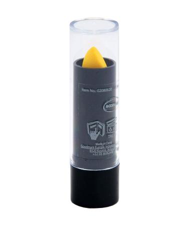 Goodmark 02080620 - UV lipstick yellow 1 piece 3.4 gr lipstick on blister card lights in the UV light bright make -up make -up costume carnival stage theater disco Halloween