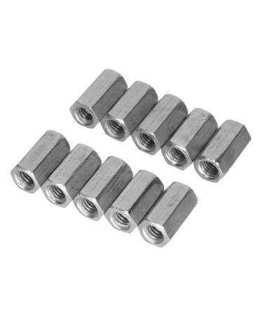 Leku long rod nut 10-piece nut hex socket nut holder threaded fastener (M6*25) (M6*18) for industrial machinery and equipment