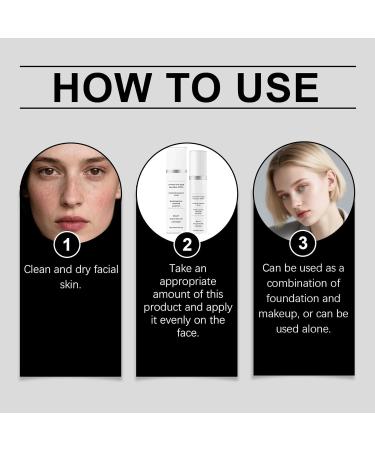  Nuvilo Hydrating Foundation - Moisture-rich liquid base for a smoother even complexion lightweight daily makeup (3 pieces) - Buy Online on GoSupps.com