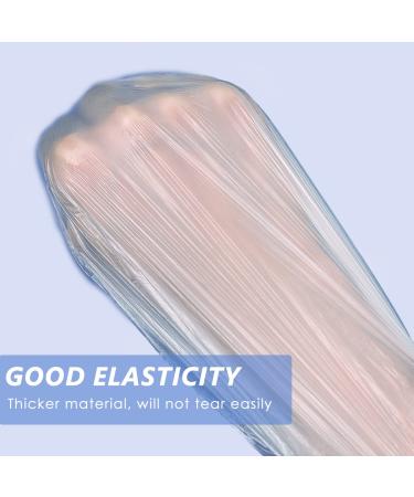 Buy Aquior Disposable Shower Hoods - 100 Count | Elastic Thick Transparent Hair Caps for Women - Perfect for Travel & Home Use - Buy Online on GoSupps.com