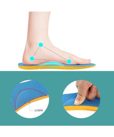 Over-Pronation Corrective Insoles for Men & Women | Flat Feet Bow Legs Support | Size 43-44 - Buy Online on GoSupps.com