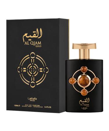 Lattafa Perfumes Al Qiam Gold for Unisex Eau de Parfum Spray 3.4 Ounce