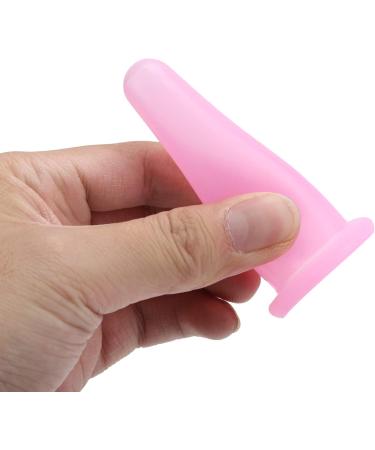 4PC Silicone Massage Cups Set - Moisture Absorption Cupping Therapy for Body Care & Daily Household Use (Pink) - Buy Online on GoSupps.com