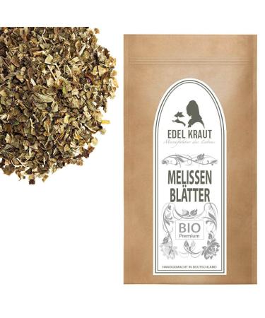 Organic Lemon Balm Tea - Premium 100g Cut Leaves | Best Herbal Tea for Relaxation & Wellness - Buy Online on GoSupps.com