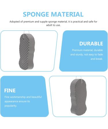 Beaupretty 2pcs Bath Sponge Pouf - Exfoliating Body Scrubber & Travel Shower Gloves | Spa Towel & Cleaning Brush for Luxurious Skin Care - Buy Online on GoSupps.com