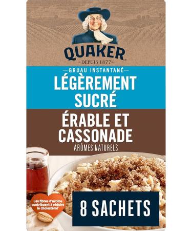 Quaker Lightly Sweetened Maple & Brown Sugar Family Pack Instant Oatmeal 8 Packets 304 g Lightly Sweetened Maple Brown Sugar 304 g (Pack of 1) - Buy Online on GoSupps.com