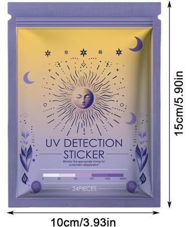 UV detection patches UV detection sticker for sunscreen 24 sun protection spatulas know when to apply sun protection Digital - Buy Online on GoSupps.com