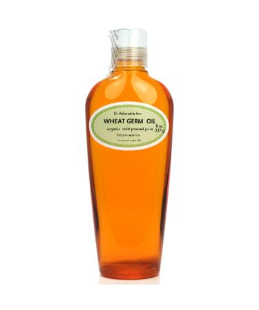 Dr Adorable - 8 oz - Wheat Germ Oil Unrefined - 100% Pure Natural Organic Cold Pressed