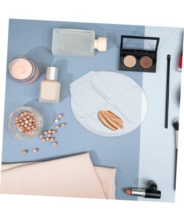 Didiseaon 6 Sets Acrylic Powder Chassis Cosmetic Mixing Pallet Color Display Plate Eyeshadow Palettes Makeup Gadgets Makeup Palette Spatula Cosmetic with Spatula Supplies Liquid Foundation - Buy Online on GoSupps.com