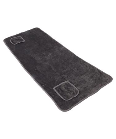 Electric Blanket USB Heating Scarf USB Heating Blanket 3 Levels Temperature Regulation Mink Velvet Electric Heated Scarf For Winter(Gray)