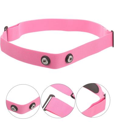 Buy Inoomp Heart Rate Meter Fastening Belt - Elastic Chest Strap Replacement Nylon Sports Belt in Pink | 33.00x3.00x0.10cm - Buy Online on GoSupps.com