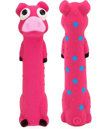 Chiwava 3-Pack 9-Inch Squeaky Dog Toys - Interactive Latex Puppy Play in Assorted Colors - Buy Online on GoSupps.com