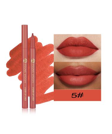 YOUNG VISION Gourd-Shaped Precision Liquid Lipstick & Lipliner - Nude Matte Perfection for Flawless Lips | International Shipping Available - Buy Online on GoSupps.com