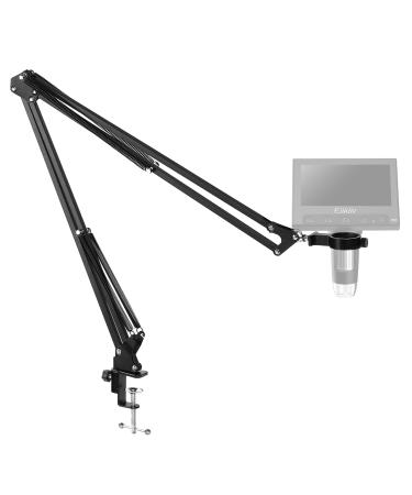 Elikliv Microscope Arm Bracket, Adjustable Aluminum Metal Stand Compatible with Model EDM4 EDM9 EDM201 EDM202 & Most 4.3'', 7'' Digital Microscopes