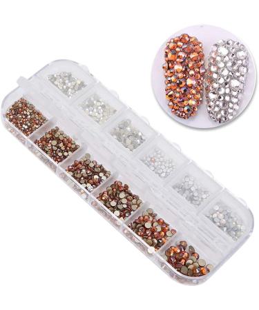 Nail Rhinestones Nail Art Rhinestones Nail Art Tool Nail Rhinestones Nail Art Learners Nail Decoration Nail Art Accessory Nail Salons(Rhinestone 8#) - Buy Online on GoSupps.com