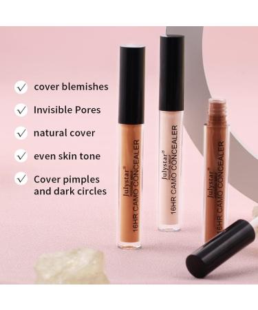 Julystar Makeup Concealer Liquid Foundation Durable Makeup Foundation Cream Makeup Beauty Makeup (103) - Buy Online on GoSupps.com