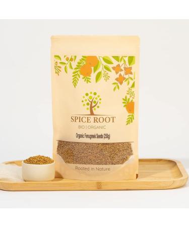 Organic Fenugreek Seeds 250g (Methi Seeds) - Certified Organic - Buy Online on GoSupps.com
