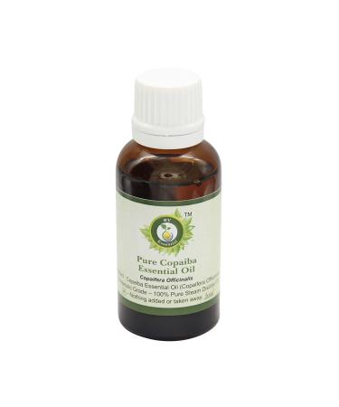 Copaiba Essential Oil | Copaifera Officinalis | for Skin | 100% Pure Natural | Steam Distilled | Therapeutic Grade | 30ml | 1.01oz by R V Essential 30ml (1.01oz)