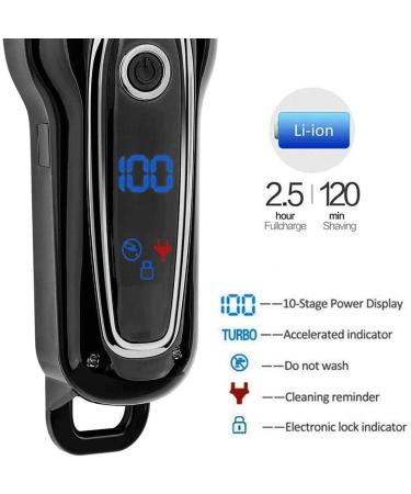 Buy Electric Clipper Man Trimmer - Rechargeable Haircut Kit with LED Display | International Shipping Available - Buy Online on GoSupps.com