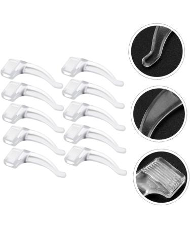 Doitool 60 Pairs Non-Slip Silicone Glasses Hook Holders - Sunglasses Accessories for Glasses Protection - Ear Bracket Tips in White (3 Packs) - Buy Online on GoSupps.com