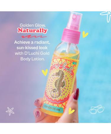 DLuchi Gold Body Lotion - Natural Skin Lightener for All Skin Types | 2 Oz - Brighter Radiant Skin - Buy Online on GoSupps.com