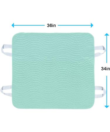 2 Pack Bed Pads for Incontinence Washable Reusable Mattress Pad Waterproof with 4 Convenient Handles Bed Pads for Incontinence Person 36  34 Inch - Buy Online on GoSupps.com