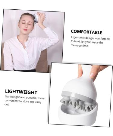 Beavorty Neck Massager - 2pcs Head Massager Tool | White Kneading Claws for Ultimate Relaxation - Buy Online on GoSupps.com