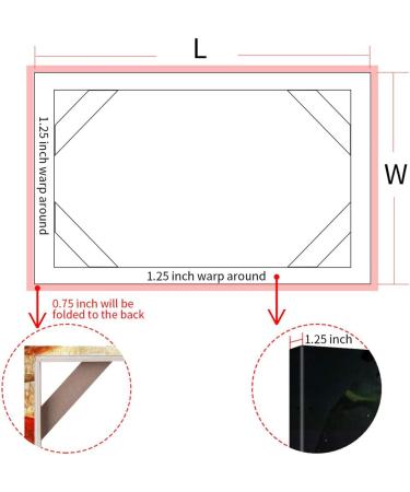 36x48 Inch Canvas Frame Stretcher Bars Wood Kit for Oil Painting and Wall Art - Buy Online on GoSupps.com