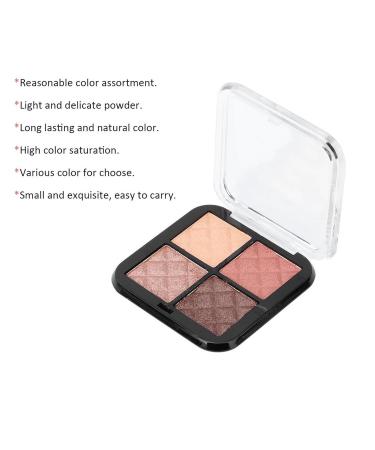 Ymiko Glitter Eye Shadow Palette - 4 Matte Waterproof Pigments for Chic Makeup Artists - Green Misty Rose - Buy Online on GoSupps.com