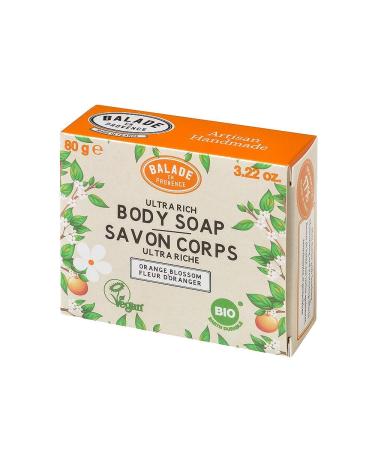 Organic Body Soap - Orange Flower | Natural Skincare for All - International Shipping - Buy Online on GoSupps.com