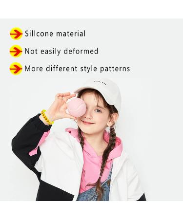 Softball Bracelet Wristband Set with Baseball Hair Ties - 48 Pieces | Multi Color Silicone Bracelet for Girls Softball Baseball Players | Elastic Ribbon Hair Bands for Teams - Buy Online on GoSupps.com