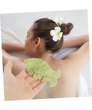 Buy Minkissy Jade Scalp Massage Comb - Natural Manual Massage Tool for Relaxation & Hair Care - Buy Online on GoSupps.com
