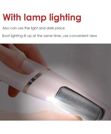 Electric Foot File Rechargeable Electric Feet Callus Remover Tool Foot File Hard Skin Remover Waterproof Feet Hard Skin with 2 Heads 2 Speeds for Home Spa Pedicure - Buy Online on GoSupps.com