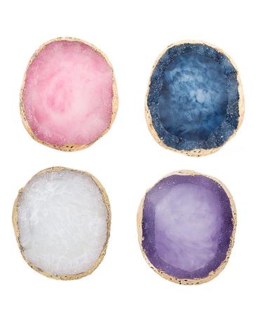 Buy 2 Pcs Eyeshadow Mixing Resin Palette - Nail Art & Makeup Mixing Tray for Manicure & Nail Polish - Perfect for Gel & Eyeshadow Mixing - Buy Online on GoSupps.com