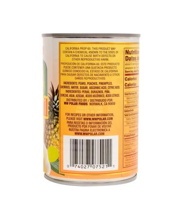 MW Polar Canned Fruit  Fruit Cocktail in Light Sryup 15 ounce (Pack of 12) - Buy Online on GoSupps.com