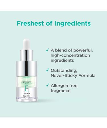 EASYDEW Multi Vita E Serum - Korean Facial Serum for Skin Elasticity with Vitamin E EGF Peptide Ceramide NP Panthenol - Smoothing Moisturizing Firming and Wrinkle Improvement 0.47 fl.oz. - Buy Online on GoSupps.com